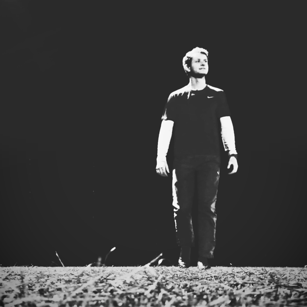 Photograph of Edward Rycroft warming up for a match of football in London, United Kingdom.